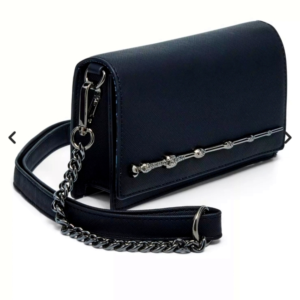 Loungefly Harry Potter Elder Wand Black Crossbody Bag